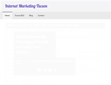 Tablet Screenshot of internetmarketingtucson.com